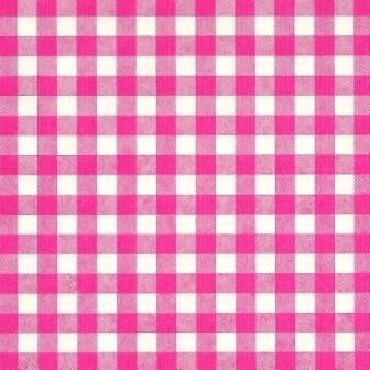 Toonbankrol cadeaupapier roze wit geruit met strepen persing, rollen van 50 meter, kies minimaal 4 artikelen in een assortimentsdoos.
 