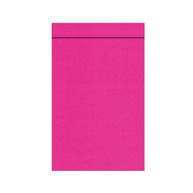 Geschenkzakjes met 2 cm klepje, buiten en binnenzijde uni roze op sterk geribbeld mat papier.
 