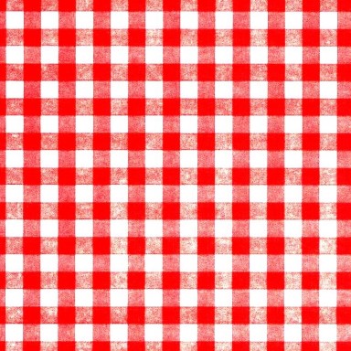 Toonbankrollen inpakpapier rood wit geruit met strepen persing, rollen van 50 meter, kies minimaal 4 artikelen in een assortimentsdoos.
 