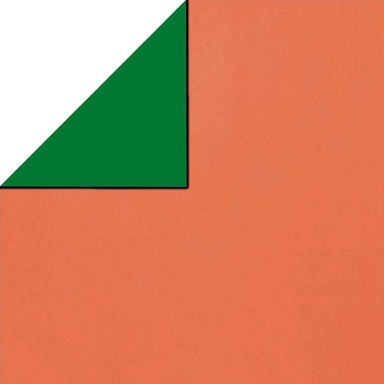 Cadeaupapier een kant lime en een kant lever kleur op sterk zeer soepel mat papier.
 