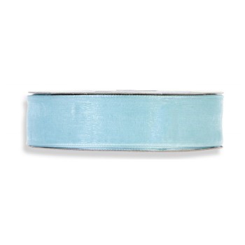 Organza lint licht blauw
 