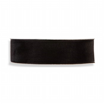 Organza lint zwart
 