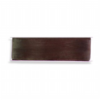 Organza lint bruin
 