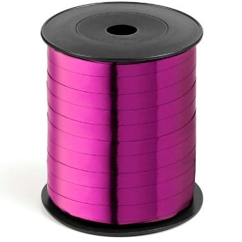 Krullint metallic diep roze
 