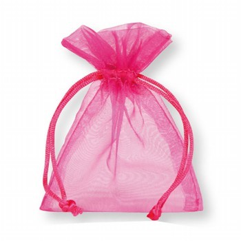 Organza cadeauzakje roze.
 