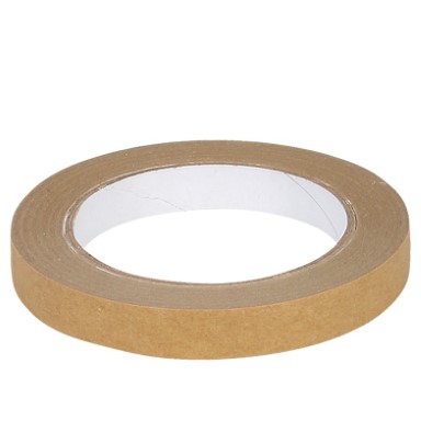 Naturel papier eco tape, 15 mm breed.
 